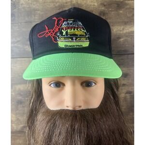 KYLE PETTY NASCAR Vintage Mello Yello Logo 80s 90s Neon Color Snapback Hat Cap